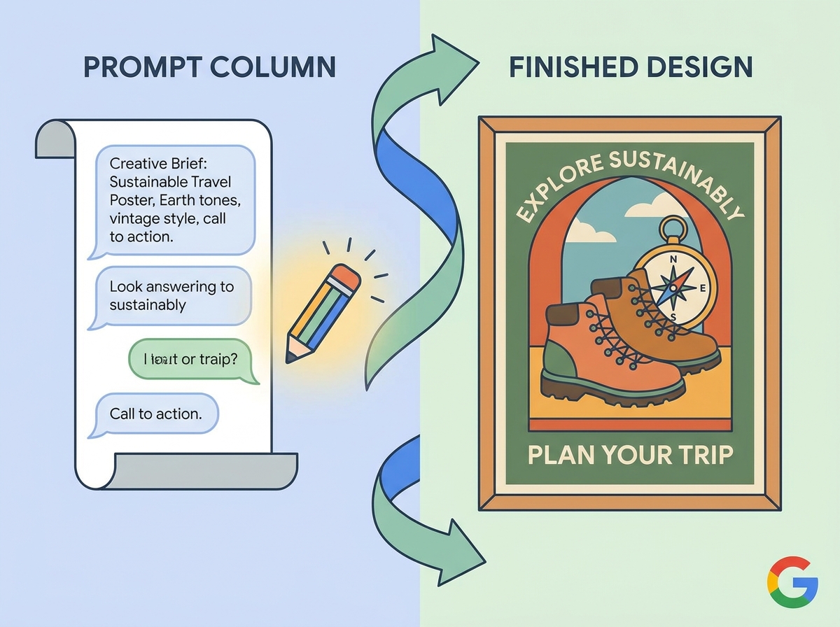 Google Resmi Luncurkan "Google Pics", Pesaing Baru Canva — Desain Cukup Ketik Prompt