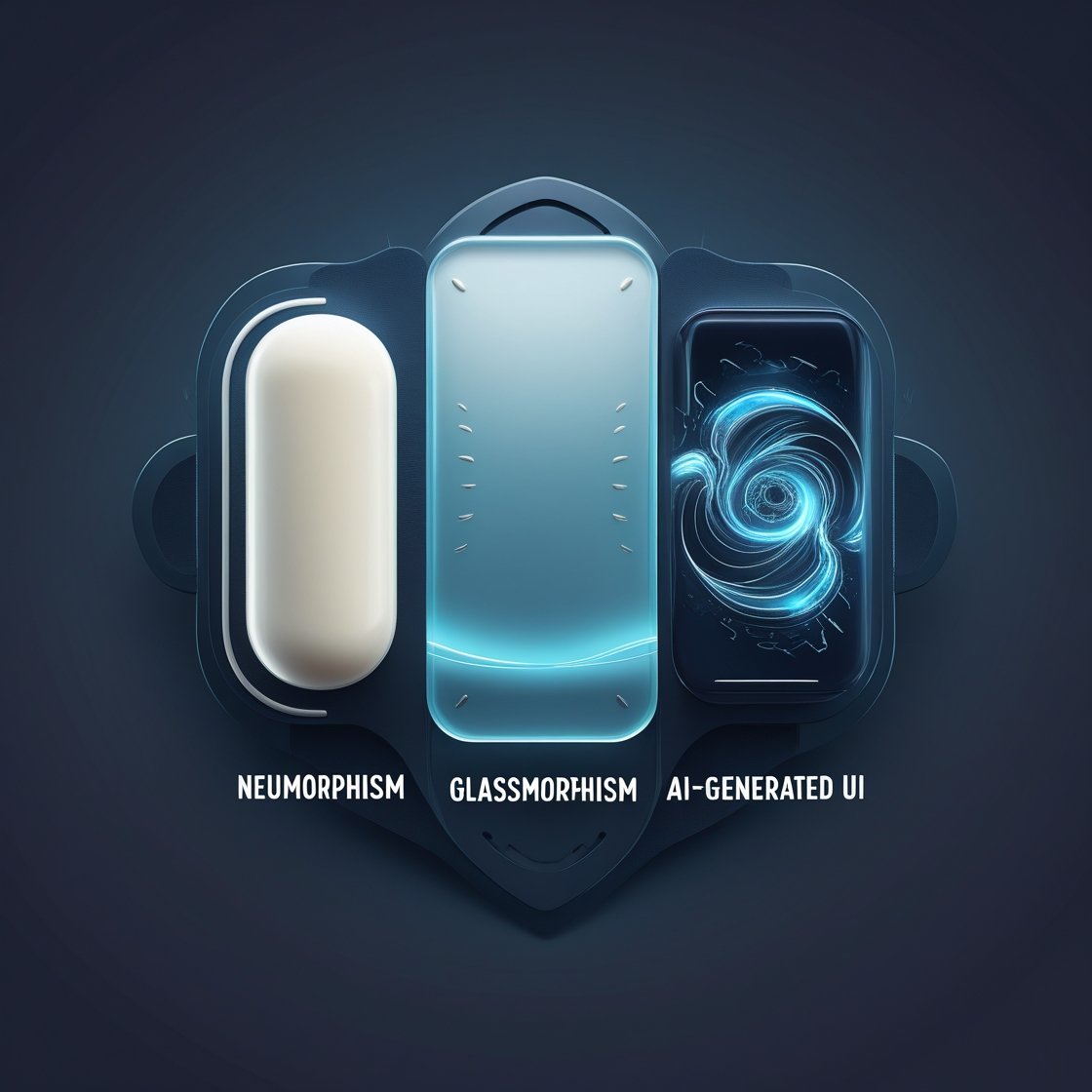 Neumorphism vs Glassmorphism vs AI-Generated UI: Desain 2025 Bakal Dikuasai yang Mana?