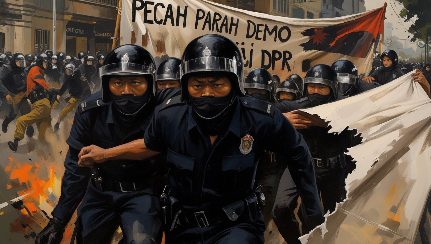 Pecah Parah! Demo Gaji DPR, Ojol Dilindas Rantis Brimob — Politik + Digital = Chaos